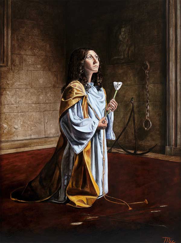 St. Philomena by Mic Carlson