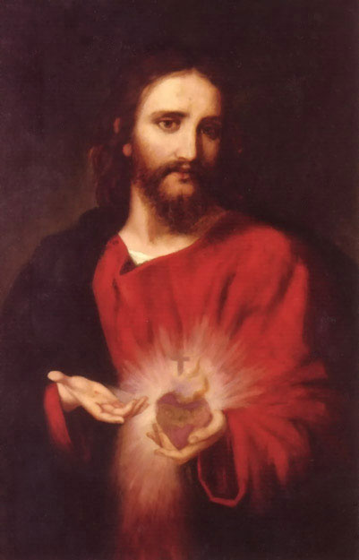 The Saints on the Sacred Heart of Jesus