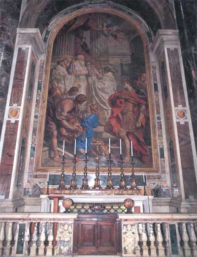 St. Basil the Great Altar at. St. Peter's in Rome